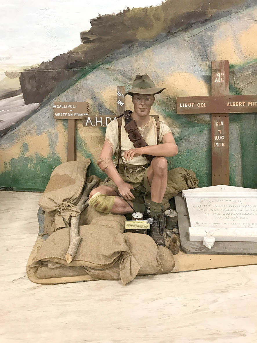 Gallipoli Display - Army Museum of South Australia - Digger