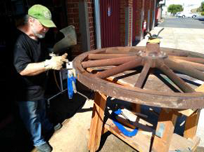 Wheelwright in action